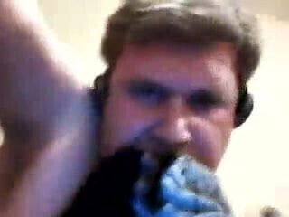 crazy Russian guy hard fucks himself