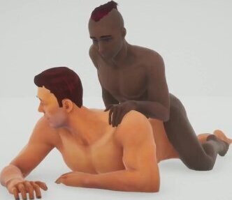 Skinny black fucks athletic white