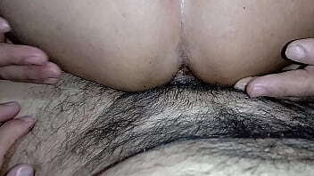 Metiendome el pito por el culo