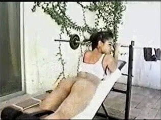 Angela Devi Pumping Iron