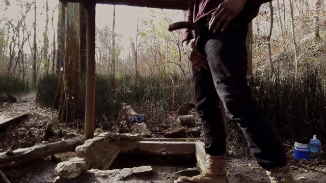 Hippie Cums Natural Spring Forest