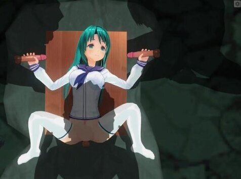 HENTAI college girl serving sentence basement