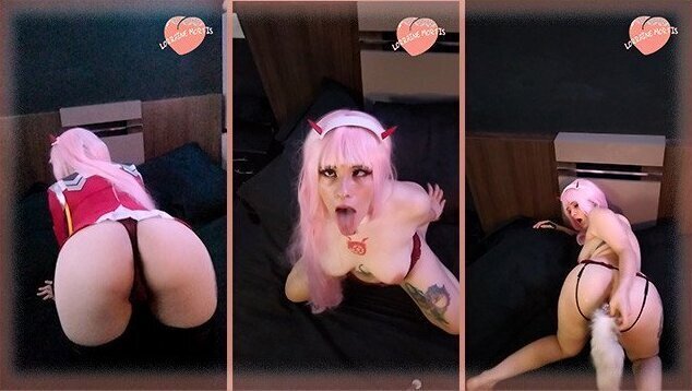 Latina dresses Zero masturbates with dildo