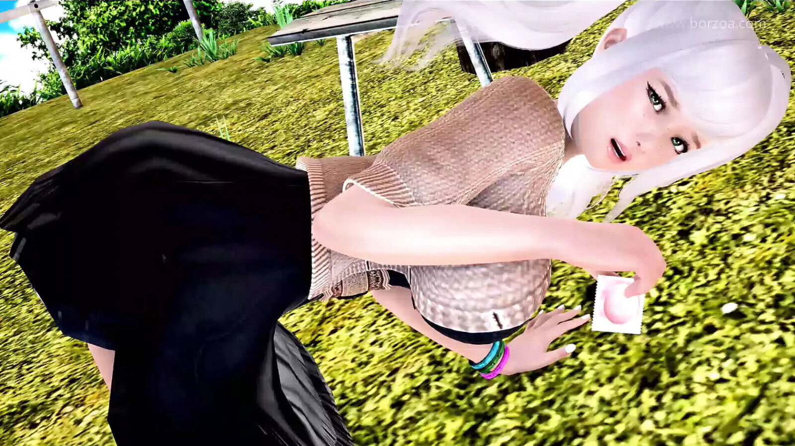 Fanora hard dick pre-cum first time.