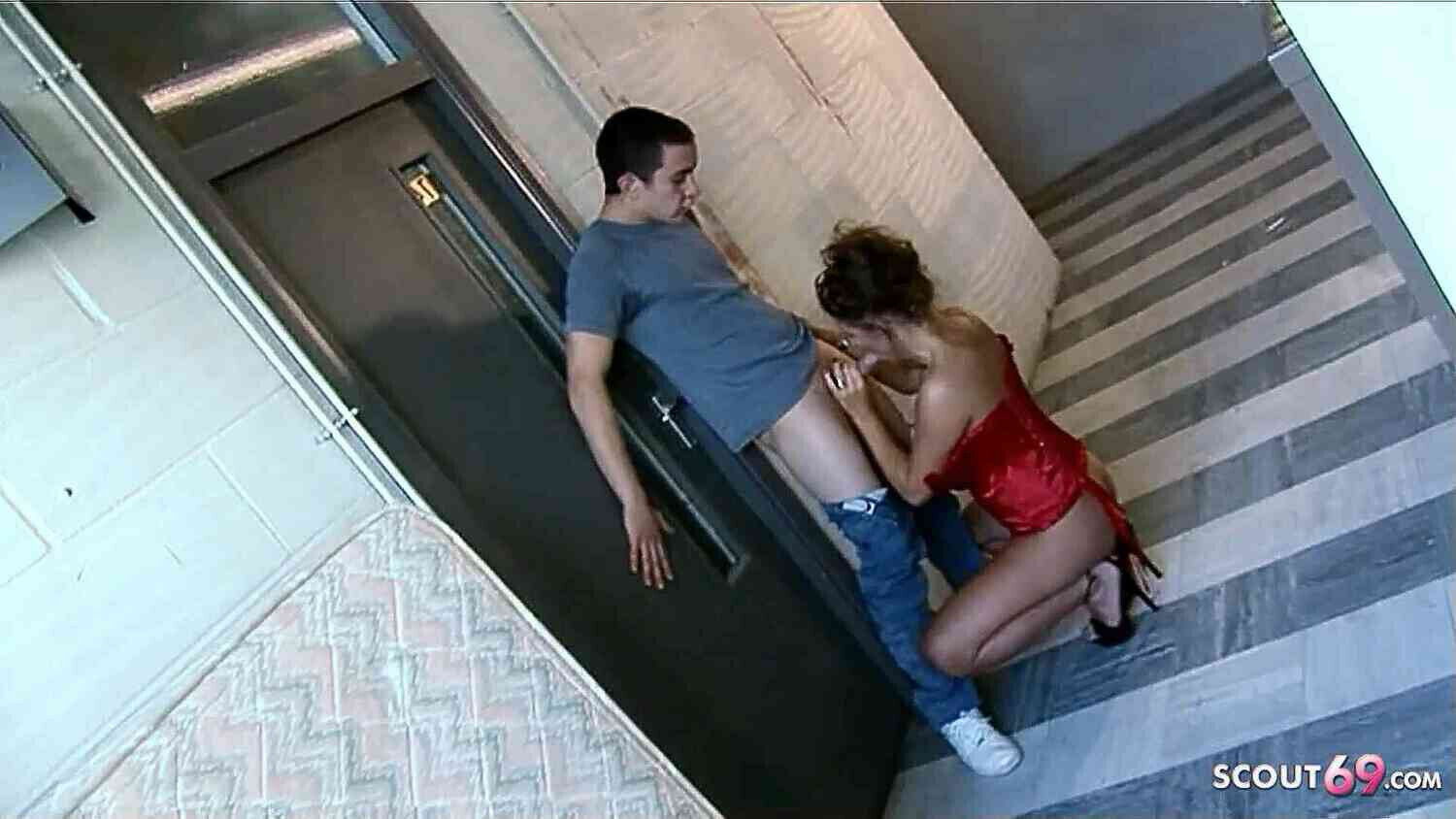 STEPSON ROUGH THREESOME WITH MILF CLAUDIA