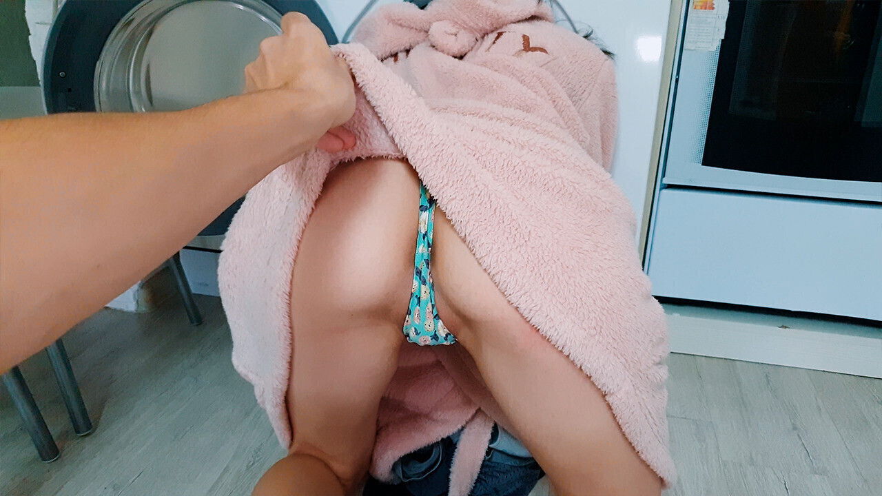 Stepsister stuck washing machine