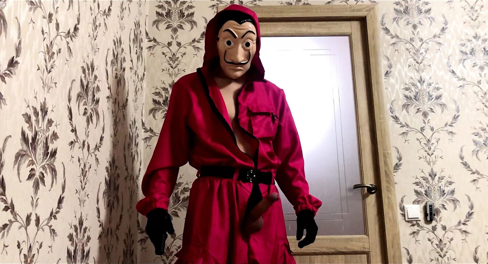 Robber fucks humiliates hidden bank worker