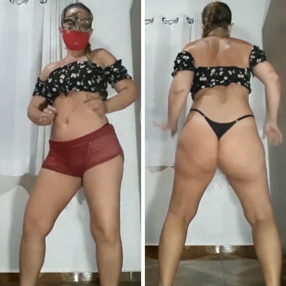 Trinitybr bitch dancing transparent shorts