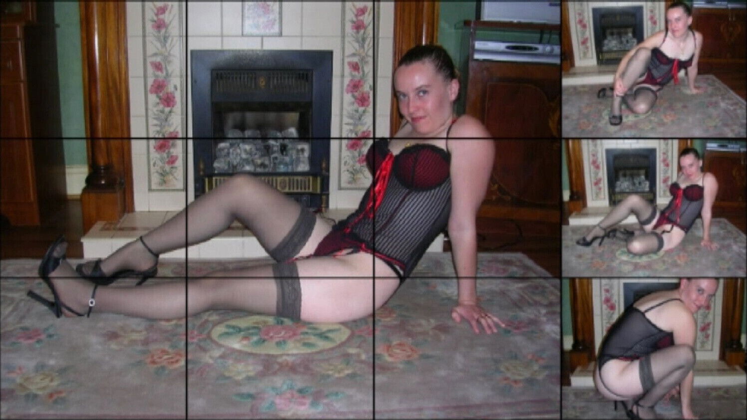 Haley Basque with stockings suspenders