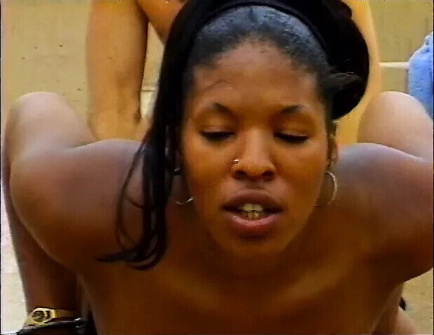 Slutty ebony banged dirty policeman