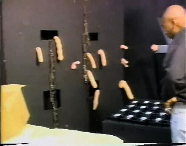 Ebony sucking jizz from after hard banging