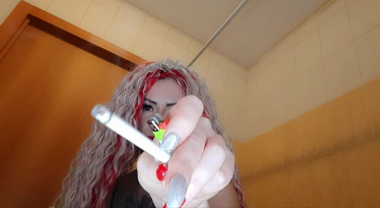 Fetish cigarette smoke smoking