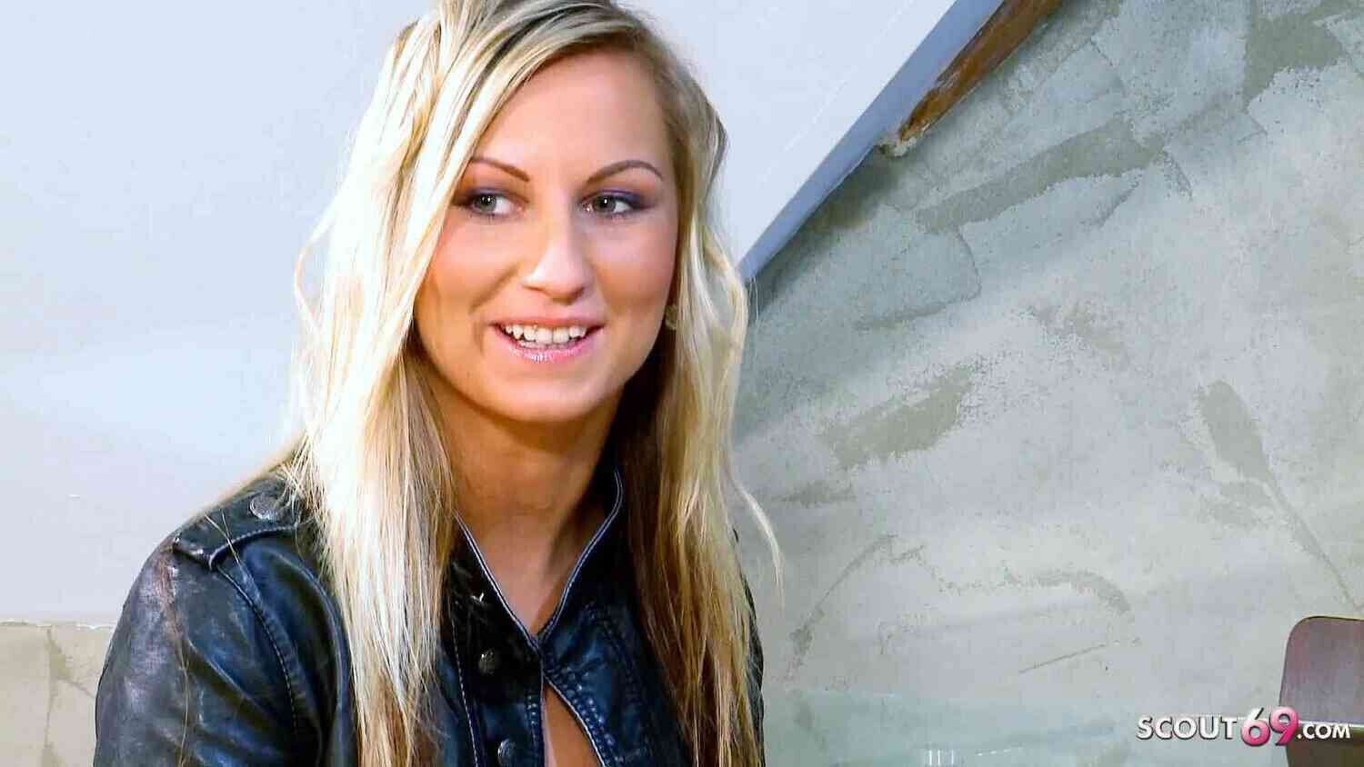 TINY BLONDE GIRL SEDUCED FUCK INTERVIEW