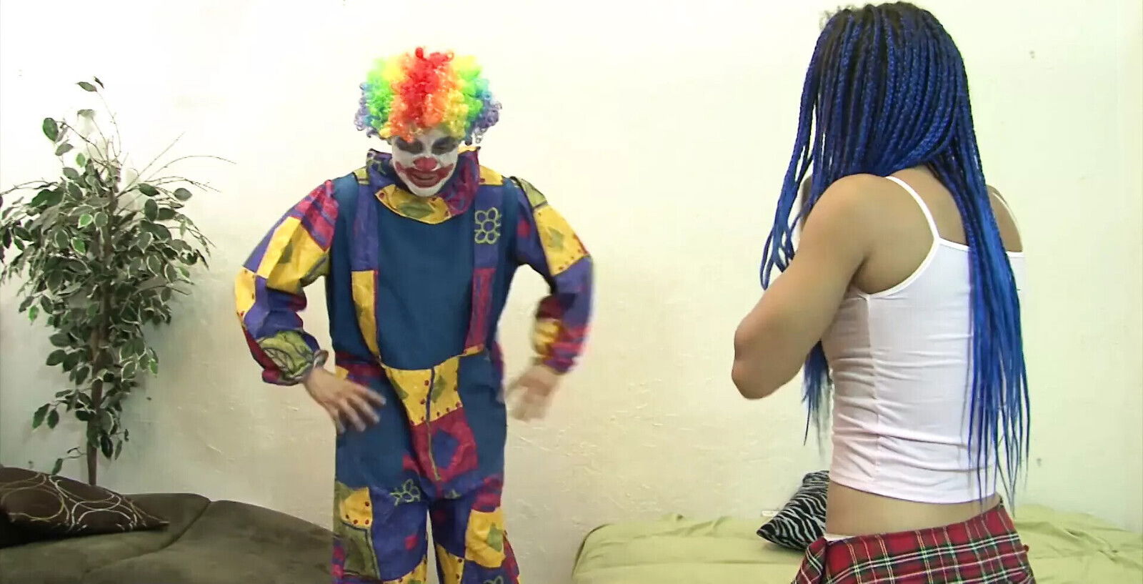 Ashley love clown porn