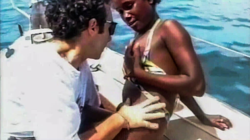 Black Bikini Public Interracial Banging Boat