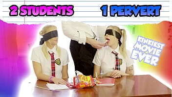 Lesbians sharing Dick Threesome blindfolded Double Blowjob Trailer#02 &amp_ Love