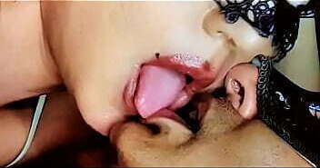 Indian wife kiss her husband passionately on Valentine day