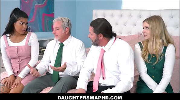 DaughterSwapHD.com Teen Daughters Orgy Swapped Each Others Dad'_s Harlow West, Maya Farrell