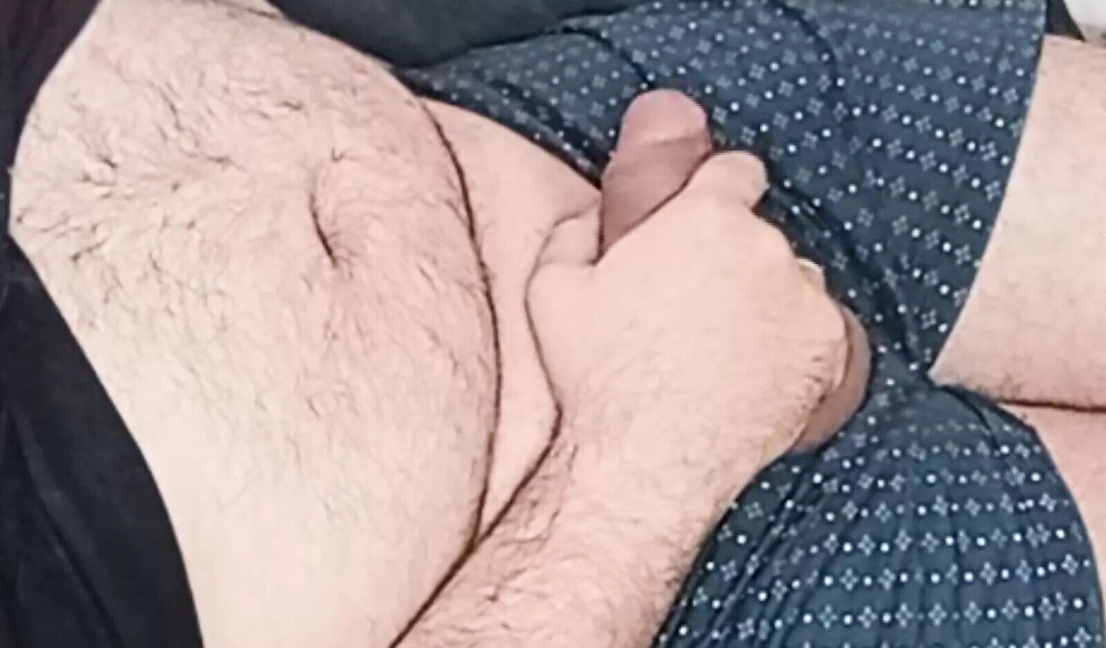 Jerking, jerking jerking! caresses dick