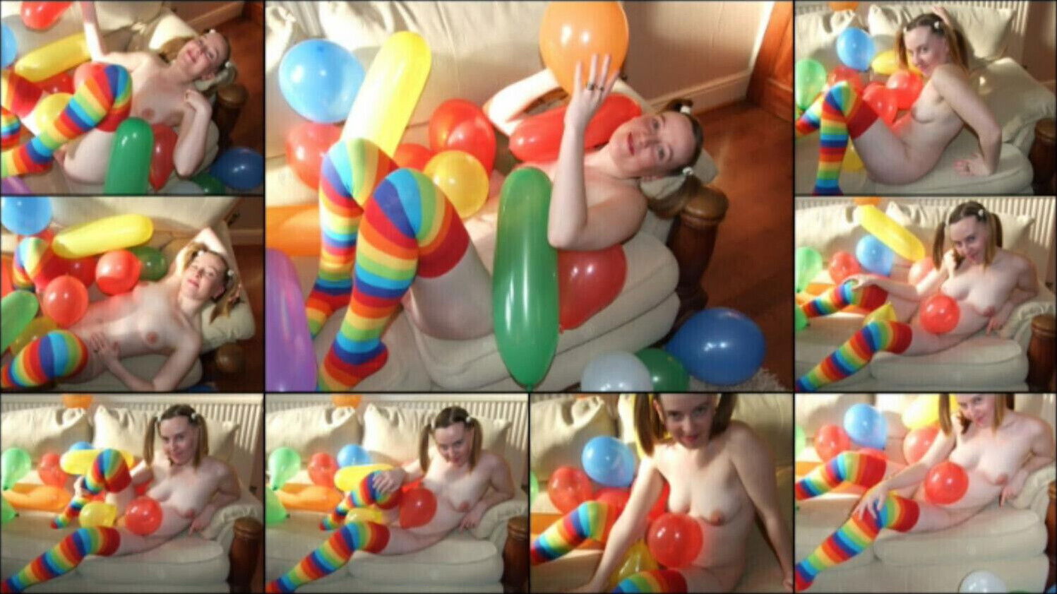 Haley Naked with Balloons