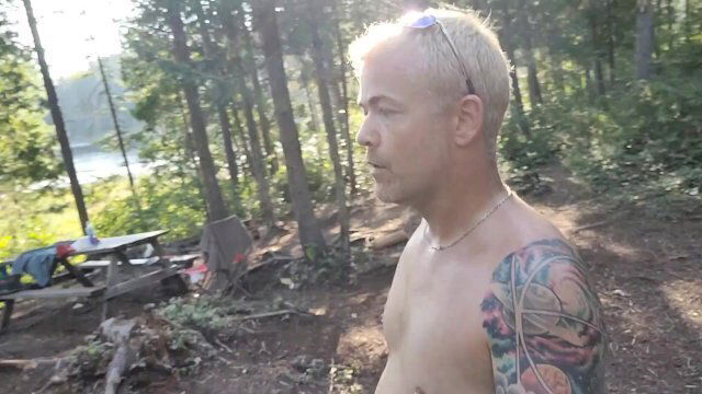 Camping site challenge national park. Strip walk back naked site, then fuck reward