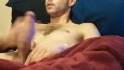 me masturbating, soft dick to rock hard with cumshot