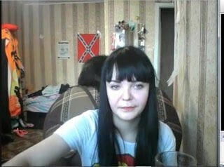 caugth dina saunina webcam3