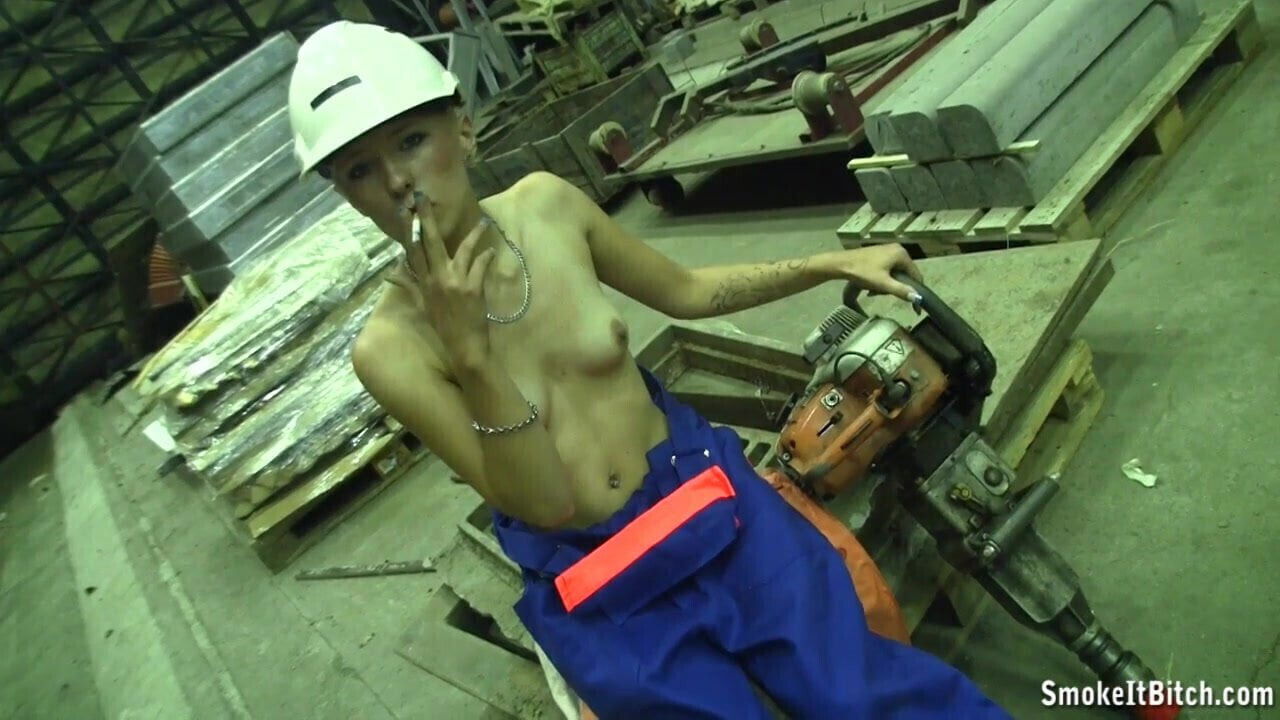 Little factory smoking