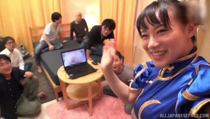 Japanese gangbang with naughty Shibuya Kaho coworkers