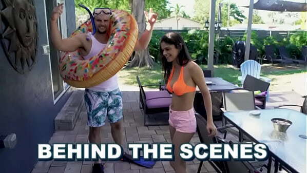 BANGBROS Doggy Style Doggie Door With Teen Jocelyn Stone Behind Scenes