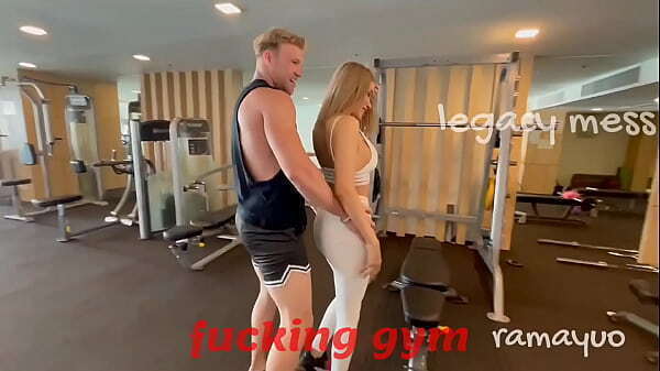 LEGACY MESS: Fucking Exercises with Blonde Whore Shemale Sara deep anal.