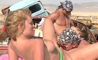 rock stars fuck horny fans pussys at desert with rocks