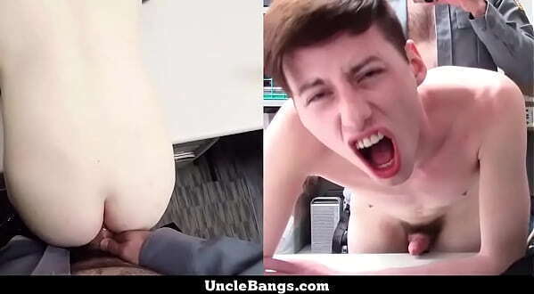 Dumb Thief Tricked into Sucking Mall Officer'_s Dick