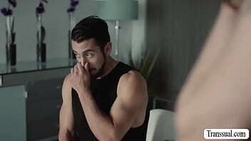 Busty trans analed by boyfriends friend