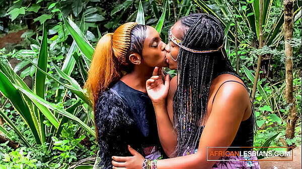 African festival outdoor lesbian makeout after molly hits