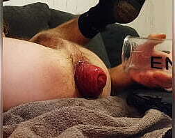 Pumping and fucking my Prolapsing Asshole