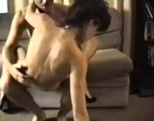 Filming my buddy and my wife fucking on the couch 