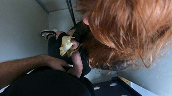 Flashing Dick StepMom Public Train