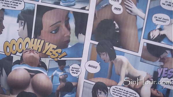 Just cute girls reading hentai manga getting freaky together