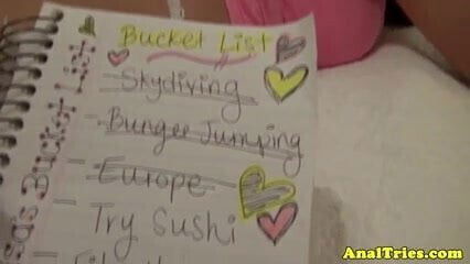 amateur Adalisa tries assfucking with