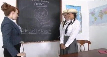 La maestra y sus alumnas.