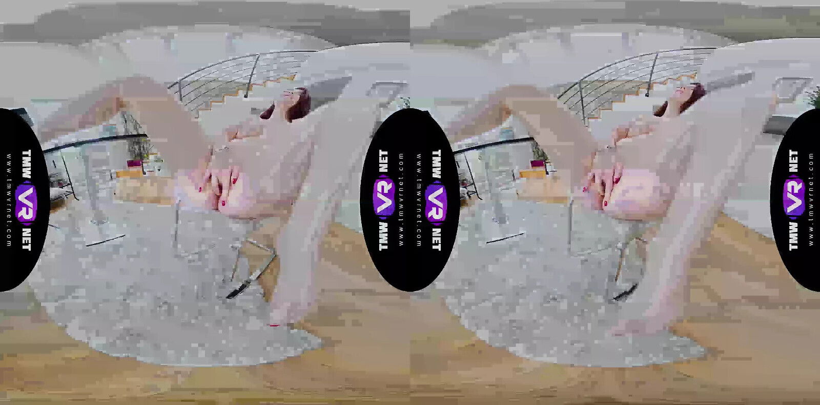 TmwVRnet Evans Pussy pleasing after breakfast