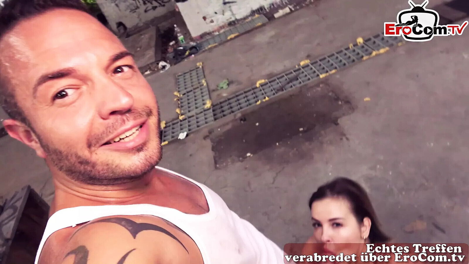 18yo German Teen picked online spontaneous outdoor fuck date