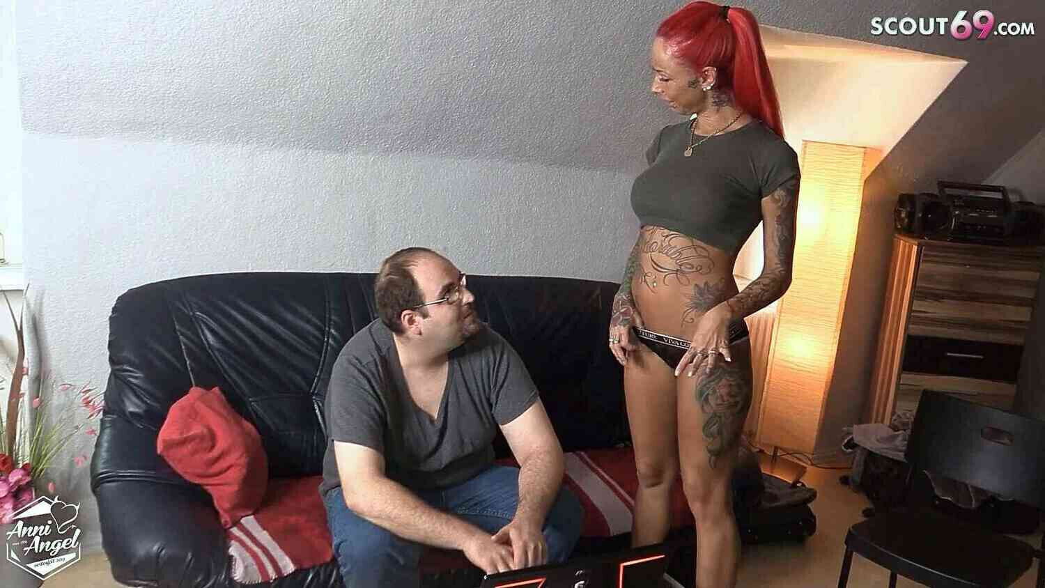 GERMAN VIRGIN NERD GETS FUCKED FRIEND SISTER