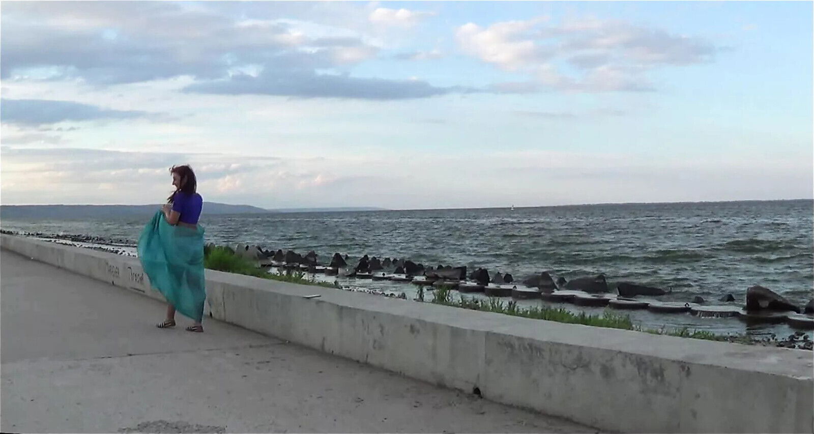 Dance Embankment Volga river