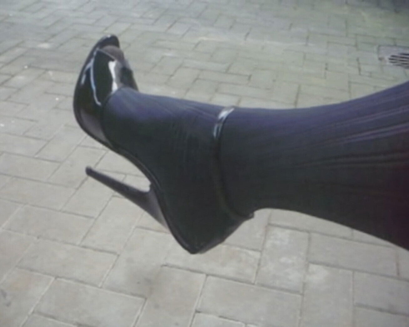 Walking Sexy Black Heels Sandals