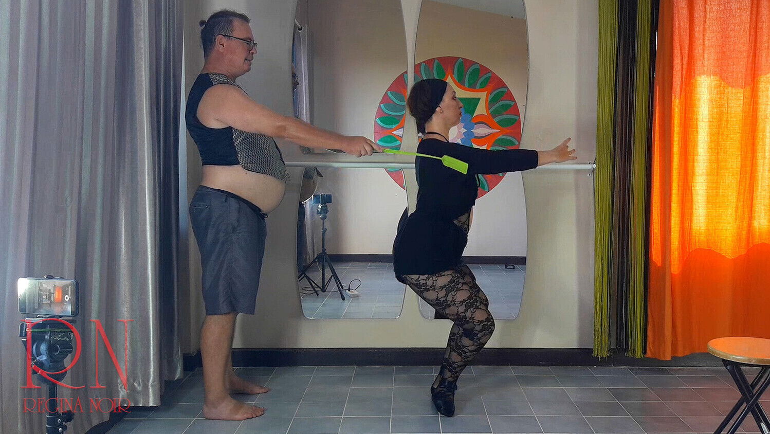 domination, ballet outfit, ballet slippers, ballet shoes, fishnet bodysuit, bodysuit, teacher PART