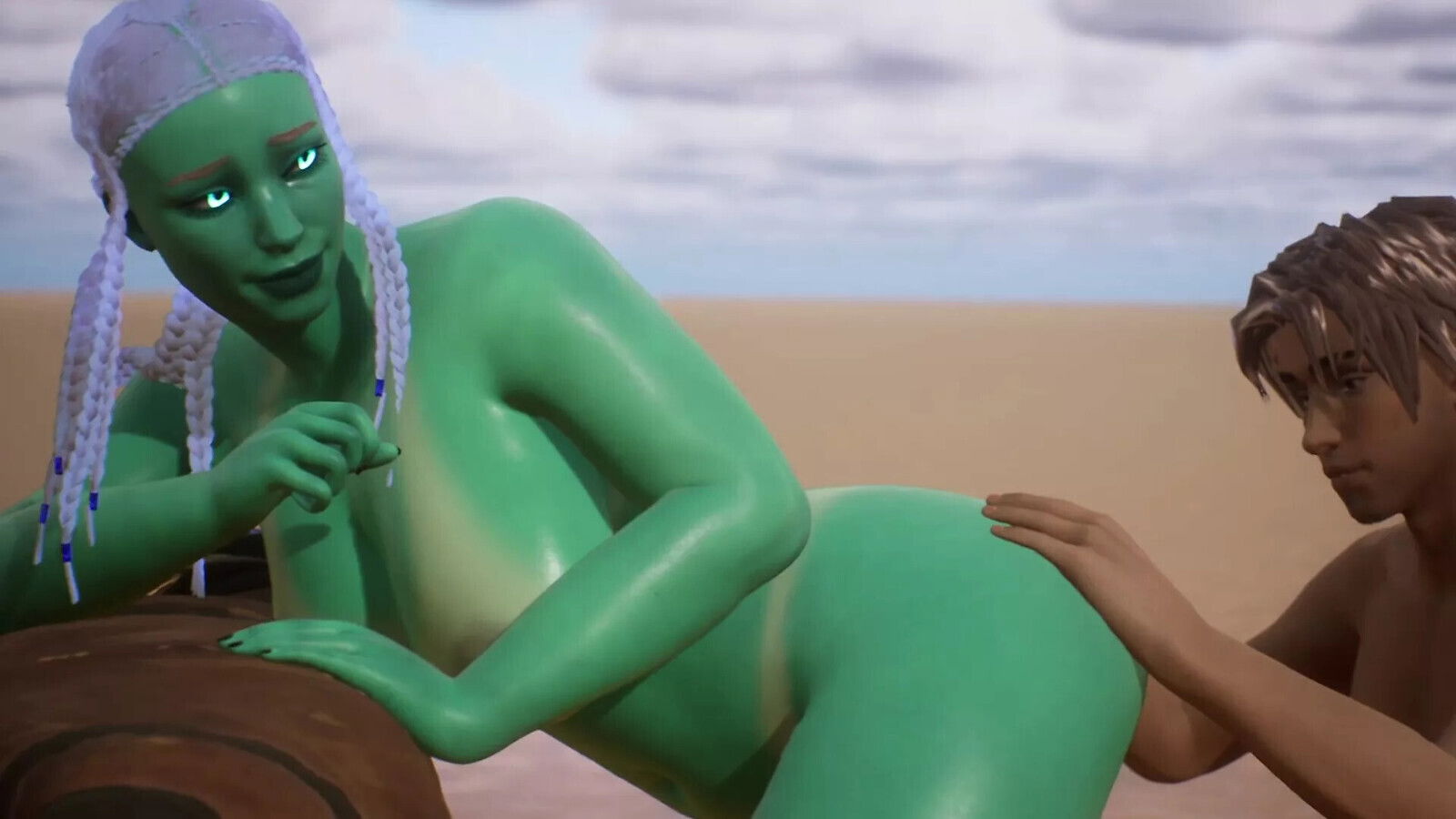 Alien Woman Gets Bred Human Animation