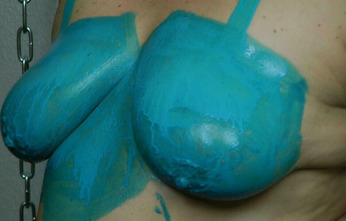 Annadevot Played with latex paint