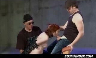 Spanking Blowjob Threesome